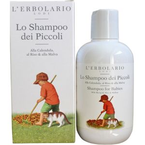 Дитячий шампунь з календулою рисом та мальвою L`Erbolario Lo Shampoo dei Piccoli Al Riso & alla Malva 200 мл