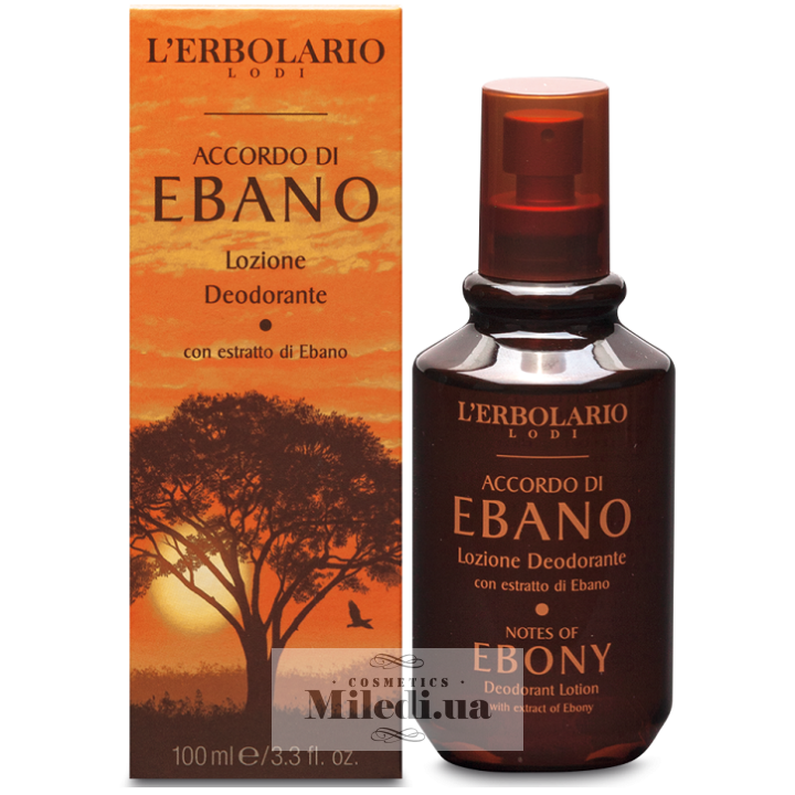 Лосьон-дезодорант L'Erbolario Черное дерево, 100 мл