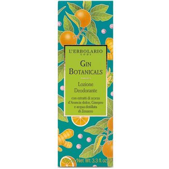 Дезодорант-лосьон Джин Ботаникалс L`Erbolario Lozione Deodorante Gin Botanicals 100 мл