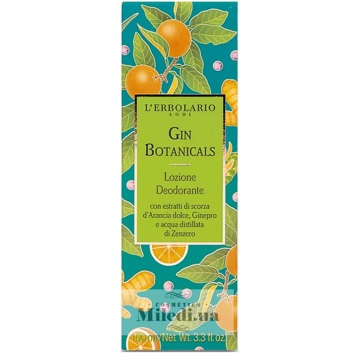 Дезодорант-лосьон L`Erbolario Джин Ботаникалс, 100 мл