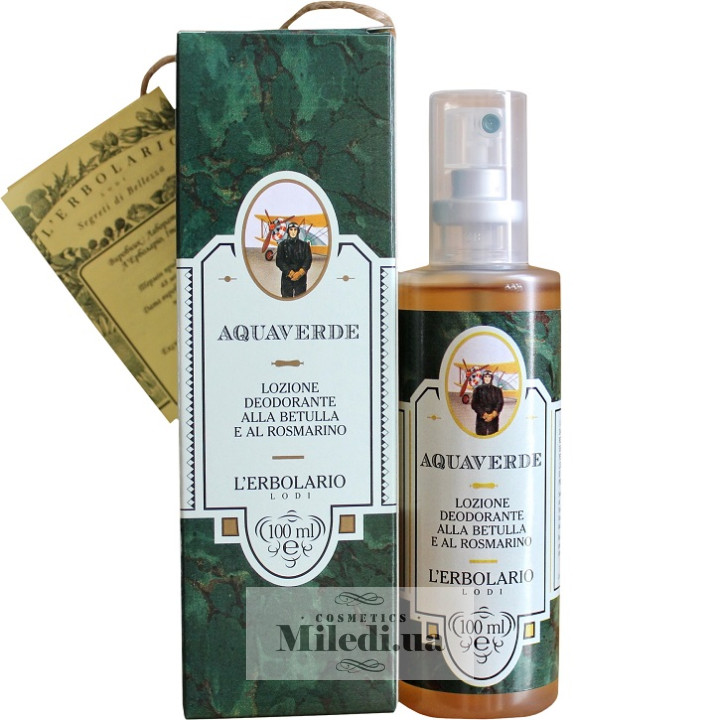 Дезодорант-лосьон L`Erbolario Aquaverde Свежесть, 100 мл