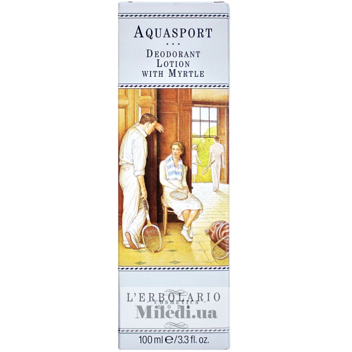 Дезодорант-лосьон L`Erbolario Аква Спорт на основе мирта, 100 мл
