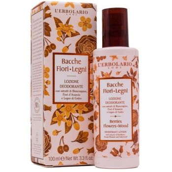 Дезодорант-лосьон Сады Ломбардии L'Erbolario Lozione Deodorante Bacche Fiori Legni 100 мл