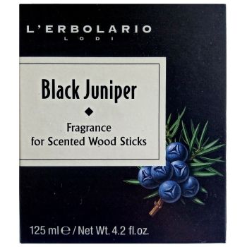 Дифузор Чорний ялівець L'Erbolario Fragranza per Legni Profumati con Bastoncini Ginepro Nero 125 мл