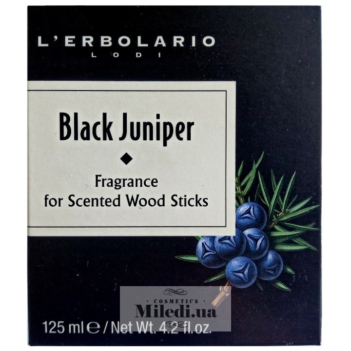 Дифузор L'Erbolario Чорний ялівець Fragranza per Legni Profumati, 125 мл