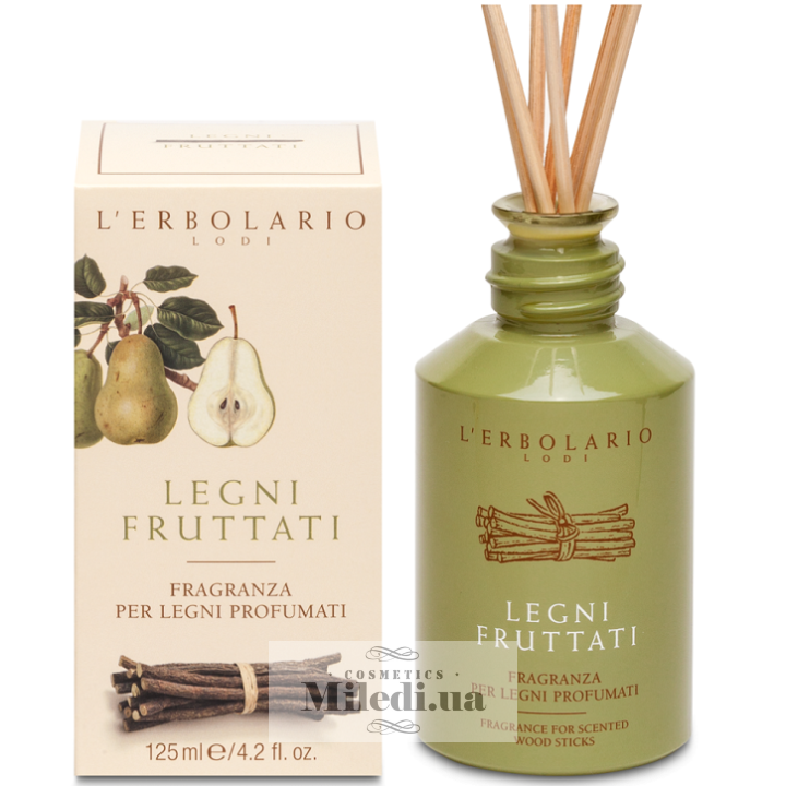 Дифузор L'Erbolario Фрукти та коріння Fragranza per Legni Profumati, 125 мл