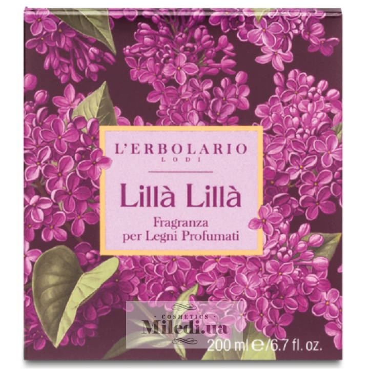 Диффузор L'Erbolario Сирень Fragranza per Legni Profumati, 200 мл