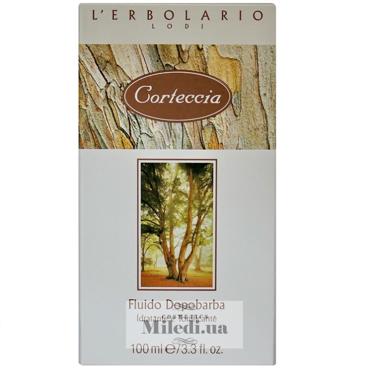 Эмульсия после бритья L`Erbolario Древесная кора Fluido Dopobarba, 100 мл