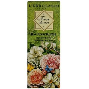 Гель для душа Пена для ванны Белые цветы L`Erbolario Bagnoschiuma Fiori Chiari 250 мл
