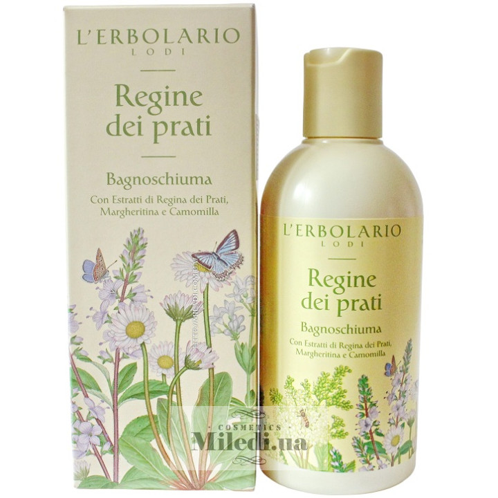 Гель-пена для ванны и душа L'Erbolario Королева лугов, 250 мл