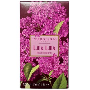 Гель для душу Піна для ванни Бузок L`Erbolario Lilla Lilla Bagnoschiuma 300 мл
