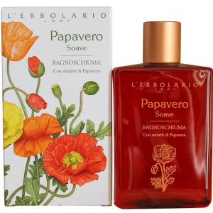 Гель для душу Піна для ванни Солодкий мак L`Erbolario Papavero Soave Bagnoschiuma 250 мл