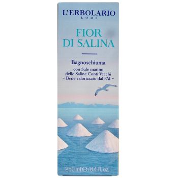 Гель для душа Пена для ванны Соленый бриз L'Erbolario Fior Di Salina Oleo Scrub Per il Corpo 250 мл