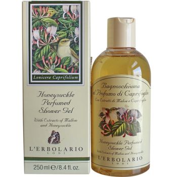 Гель для душу Піна для ванни Жимолость L`Erbolario Bagnoschiuma al Profumo di Caprifoglio 250 мл