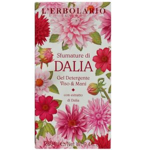 Гель для вмивання Жоржина L'Erbolario Gel Detergente Viso Mani Sfumature di Dalia 280 мл