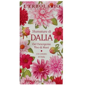 Гель для вмивання Жоржина L'Erbolario Gel Detergente Viso Mani Sfumature di Dalia 280 мл