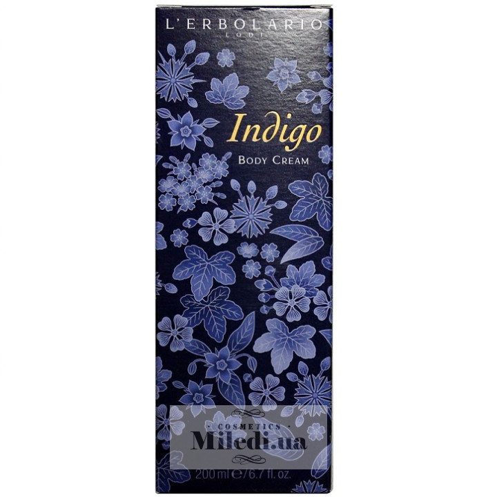 Крем для тіла L'Erbolario Індиго Indaco Crema Per il Corpo, 200 мл