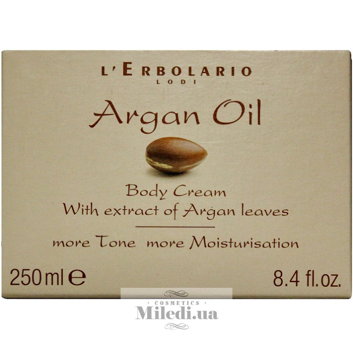 Омолаживающий крем для тела L`Erbolario с маслом Аргании, 250 мл