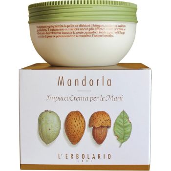 Крем-маска для рук Миндаль L`Erbolario Impacco Crema per le Mani Mandorla 200 мл