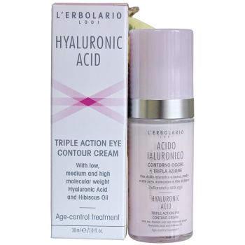 Крем для век с гиалуроновой кислотой L'Erbolario Acido Ialuronico Contorno Occhi 30 мл