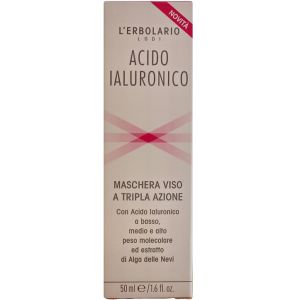 Маска для лица с гиалуроновой кислотой L'Erbolario Acido Ialuronico Maschera 50 мл