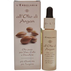 Олія Арганія для обличчя шиї та декольте L`Erbolario Olio di Argan Olio Viso Collo e Decollete 28 мл