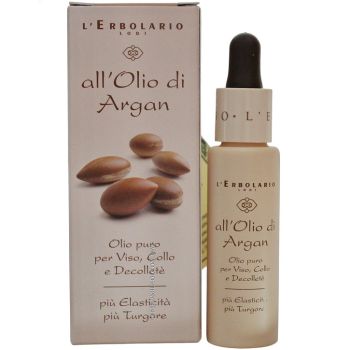 Олія Арганія для обличчя шиї та декольте L`Erbolario Olio di Argan Olio Viso Collo e Decollete 28 мл