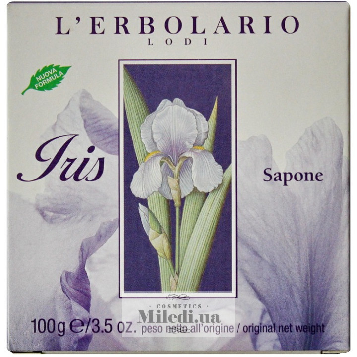 Мыло L`Erbolario Ирис душистое натуральное, 100 г