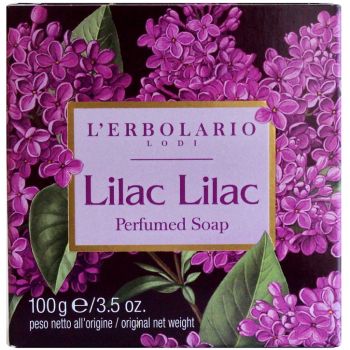 Душистое натуральное мыло Сирень L`Erbolario Lilla Lilla Sapone Profumato 100 г