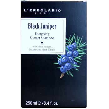 Шампунь-гель для душу Чорний ялівець L'Erbolario Ginepro Nero Shampoo Doccia Energizzante 250 мл