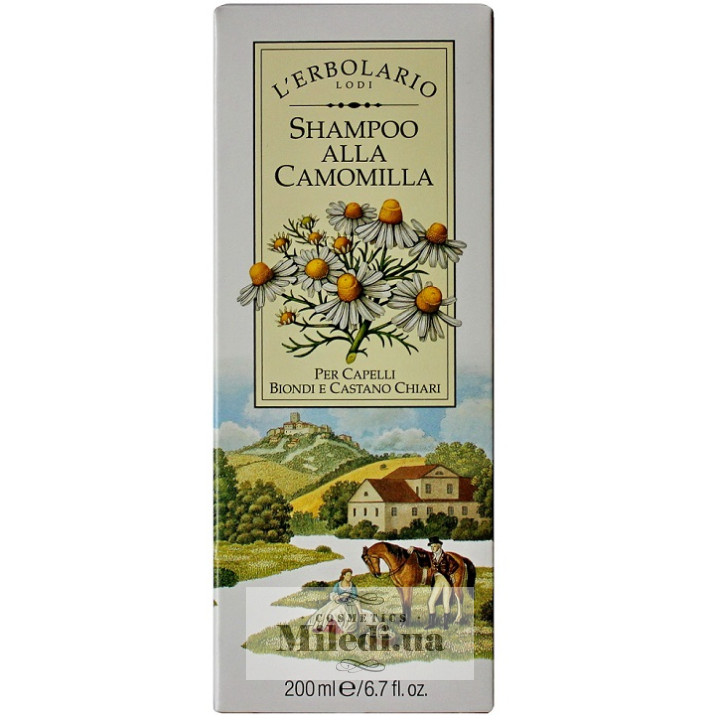 Шампунь для светлых волос L`Erbolario с ромашкой, 200 мл