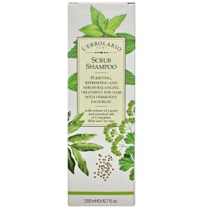 Шампунь-скраб для волос против перхоти L`Erbolario Shampoo Scrub Trattamento Purificante 200 мл