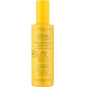 Спрей Калабрийский цитрон L`Erbolario Cedro di Calabria Fresca Evanescenza Spray Corpo 100 мл