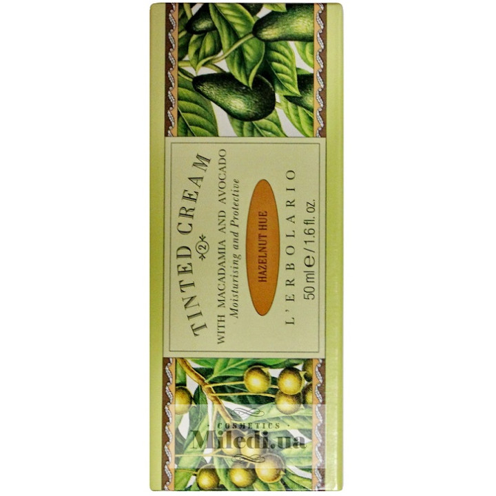 Тональний крем L'Erbolario з макадамією та авокадо Волоський горіх, 50 мл
