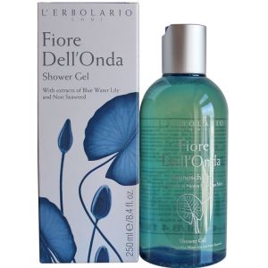 Гель для душа Пена для ванны Голубой лотос L`Erbolario Bagnoschiuma Fiore Dell'Onda 250 мл