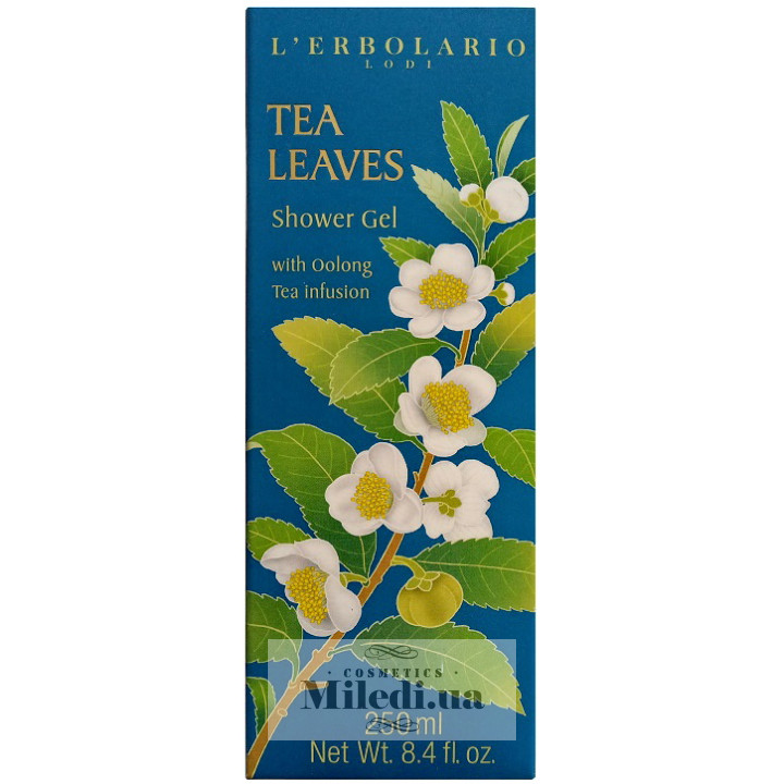 Гель-піна для ванни та душу L'Erbolario Листя мате, 250 мл