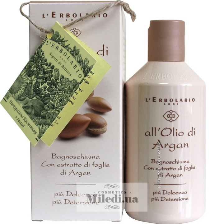 Гель-пена для ванны и душа L`Erbolario Масло Аргании, 250 мл