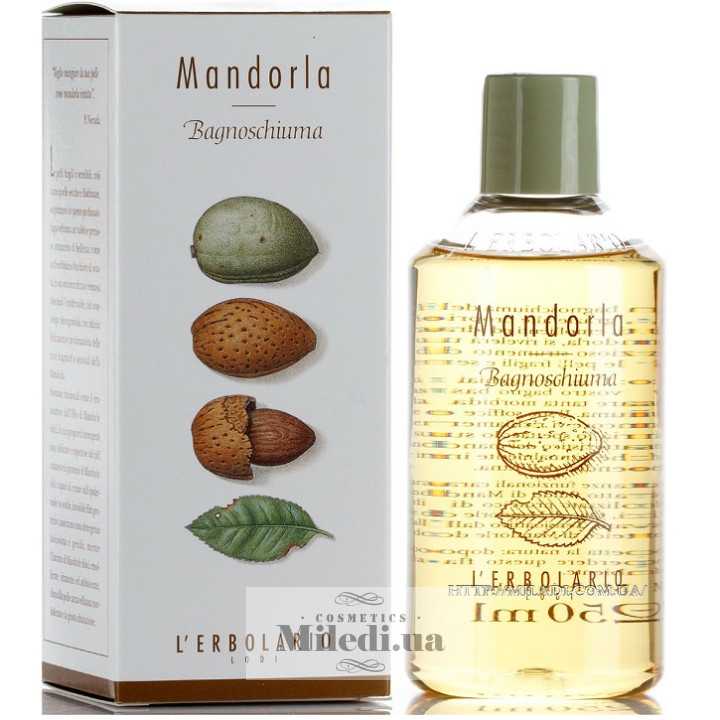 Гель-пена для ванны и душа L'Erbolario Миндаль, 250 мл
