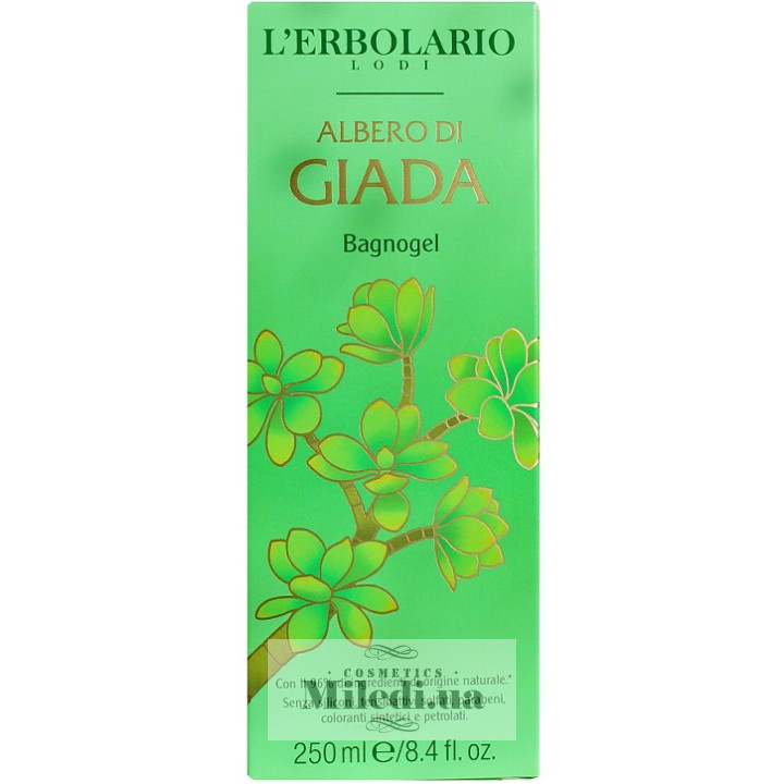 Гель-піна для ванни та душу L'Erbolario Нефритова квітка, 250 мл