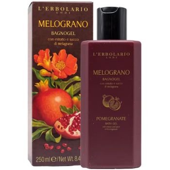 Гель для душа Пена для ванны Гранат L'Erbolario Bagnogel Melograno 250 мл