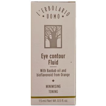 Гель для шкіри навколо очей Баобаб для чоловіків L`Erbolario Baobab Uomo Fluido Contorno Occhi Uomo 15 мл