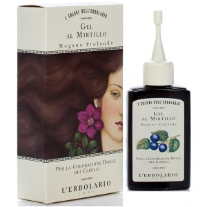 Красящий оттеночный гель для волос Красное дерево L`Erbolario Gel Al Mirtillo 70 мл