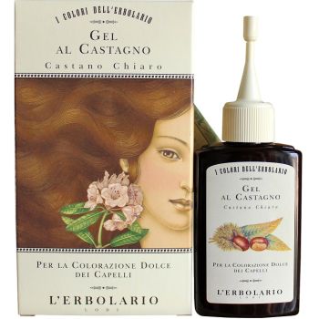 Фарбувальний відтінковий гель для волосся Світло-каштановий L`Erbolario Gel Al Castagno 70 мл