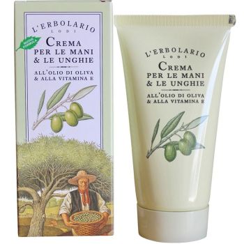 Крем для рук и ногтей с оливковым маслом L`Erbolario Crema per le Mani & le Unghie 75 мл