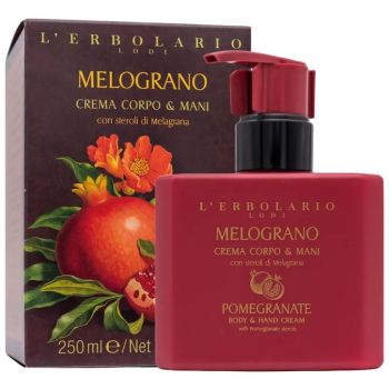 Крем для рук і тіла Гранат L'Erbolario Crema Corpo & Mani Melograno 200 мл
