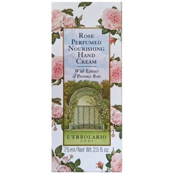 Крем для рук Троянда L`Erbolario Crema Nutriente Mani al Profumo di Rosa con Estratto di Rosa 75 мл