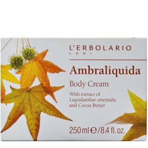 Ароматизированный крем для тела Амбровое дерево L`Erbolario Ambraliquida Crema per il Corpo 250 мл