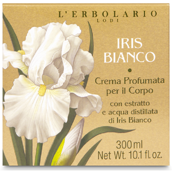 Крем для тела Белый ирис L`Erbolario Crema Profumata per il Corpo Iris Bianco 300 мл