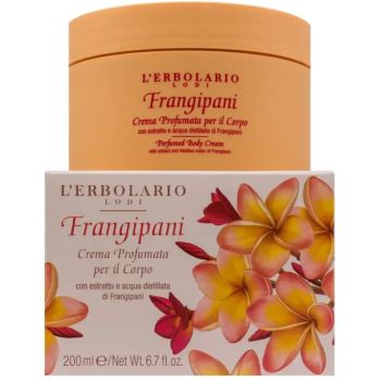 Парфумований крем для тіла Плюмерія L`Erbolario Crema Profumata per il Corpo Frangipani 200 мл