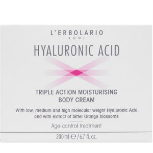 Крем для тела с гиалуроновой кислотой L'Erbolario Crema Corpo Acido Ialuronico 200 мл
